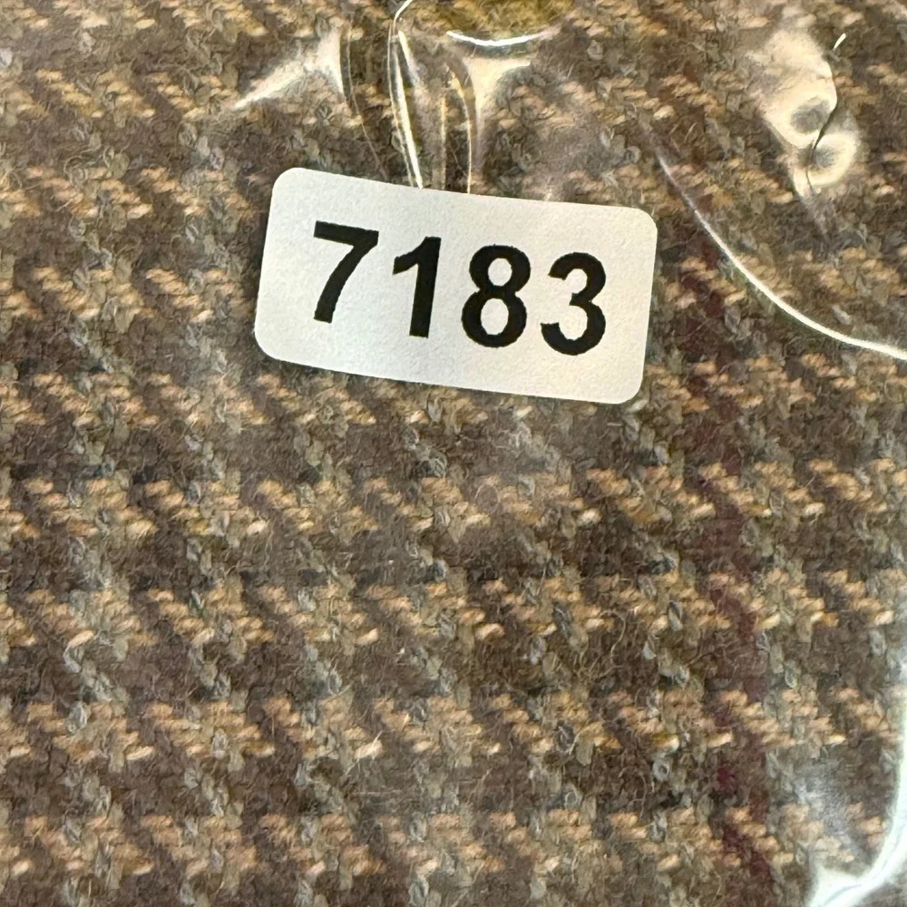 Ralph Ralph Lauren Mens 42R Brown Houndstooth Wool Blazer Sport Coat Canada Made